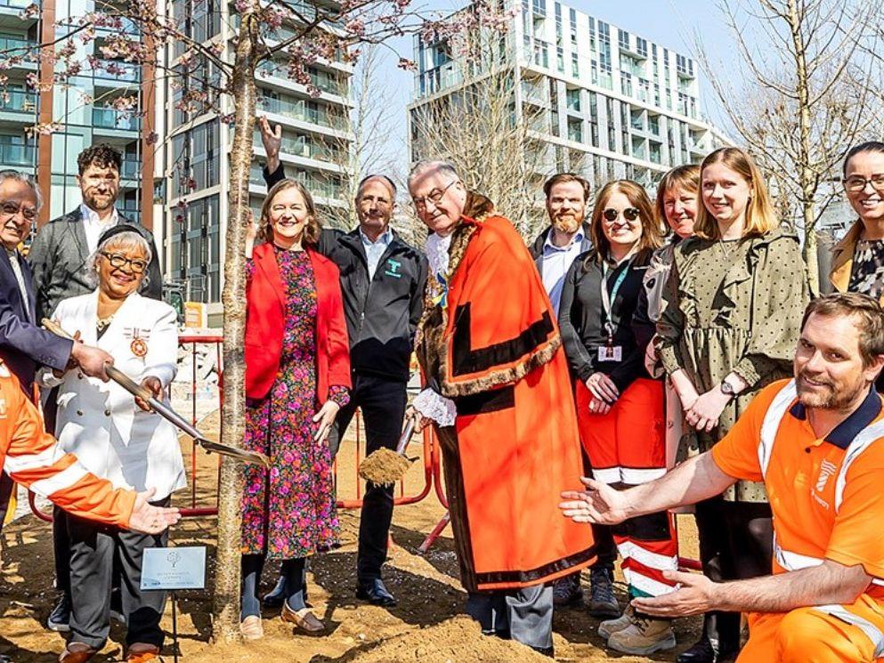 Wandsworth Park’s role in making a healthier River Thames celebrated with jubilee trees