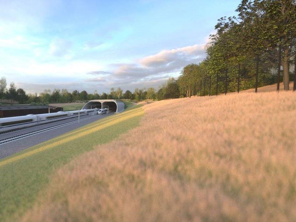 HS2 reveals images of first landscaped ‘green tunnels’ for Bucks and Northants