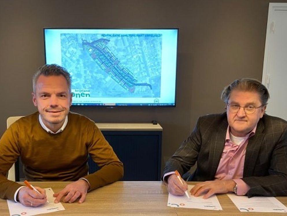 Stichting Krijtland Wonen en BAM Wonen tekenen bouwteamovereenkomst voor herstructurering Schilterstraat in Simpelveld