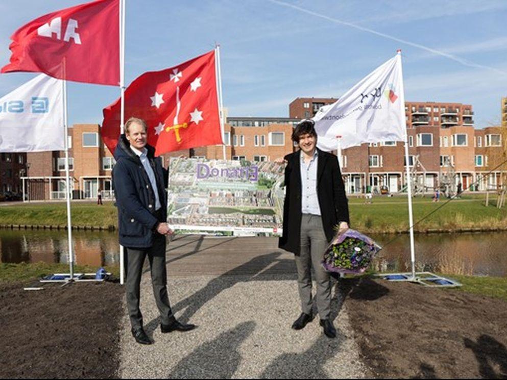 Feestelijke oplevering gebiedsontwikkeling De Entree-West in Haarlem