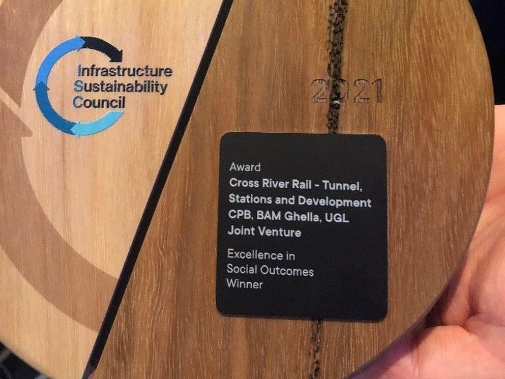Cross River Rail wins Excellence in Social Outcomes Award