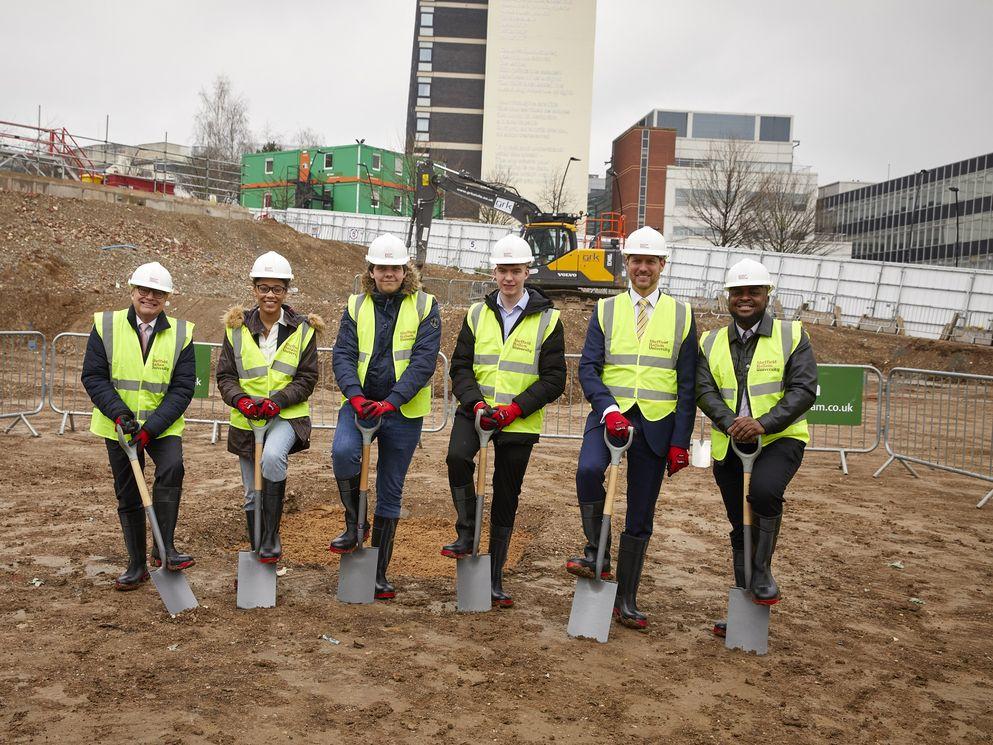 Breaking new ground on Sheffield Hallam University’s city campus development