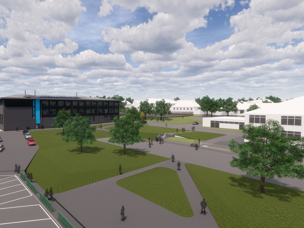 Construction begins on new Exmouth Community College – one of the UK’s largest schools