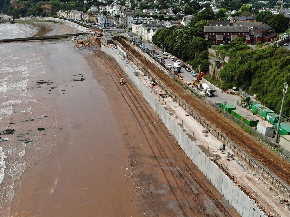 Another brick in the wall – key milestone reached in Dawlish