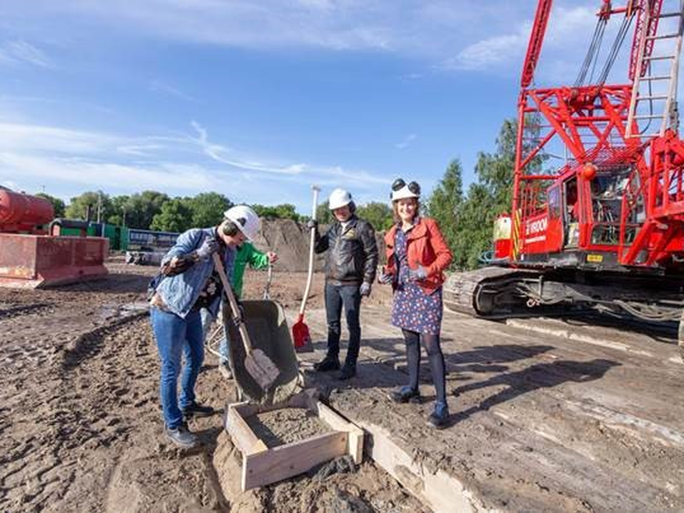 BAM Bouw en Techniek start bouw nieuw pand voor iederz in Groningen