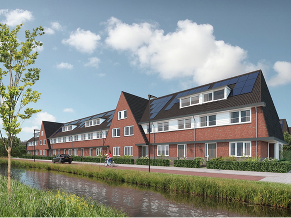 AM geeft startsein bouw 27 duurzame woningen in Goudstuin in Gouda