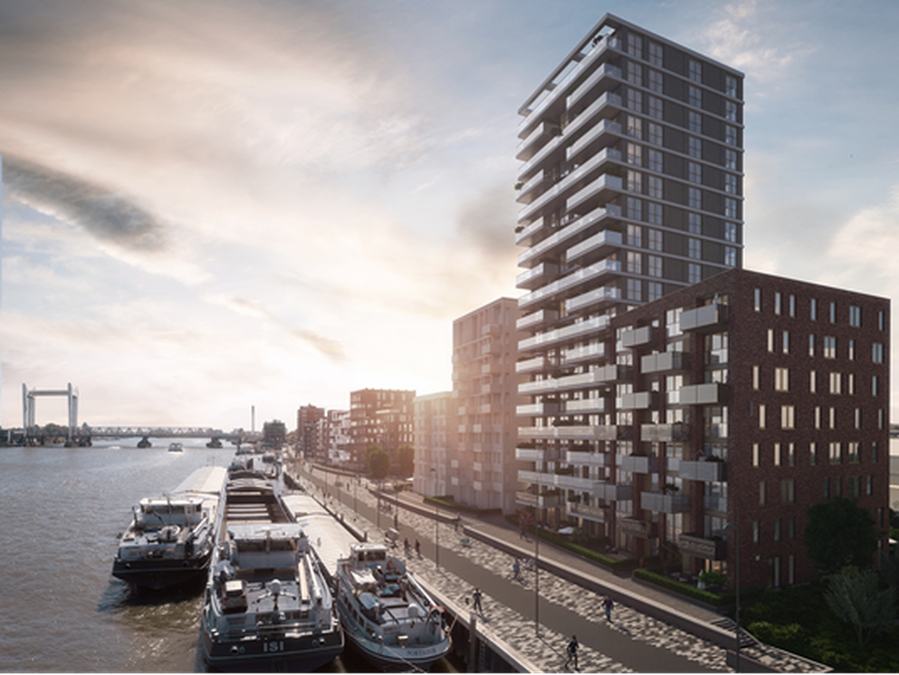 AM geeft startsein bouw nieuw landmark in Zwijndrecht op Euryza-locatie: High & L’Eau