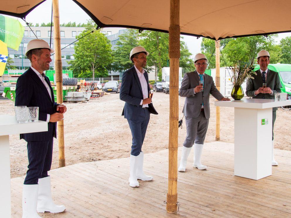 Officieel startsein nieuwbouw 265 duurzame appartementen De Houttuin in Woerden