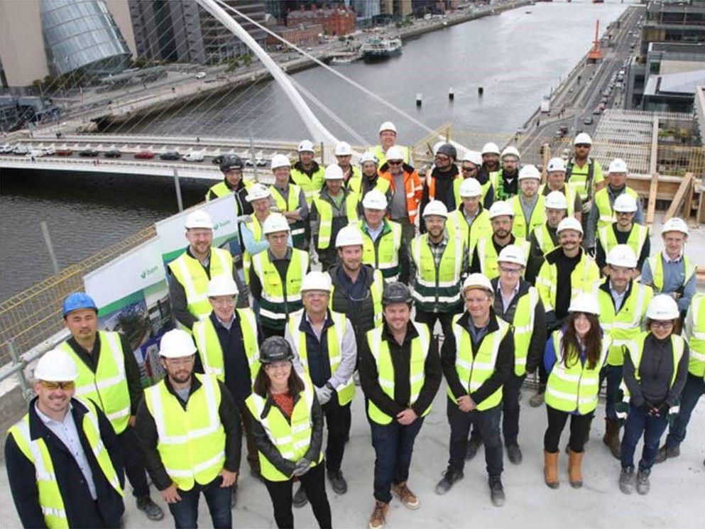 'Topping out’ ceremony marks major milestone in The Shipping Office project