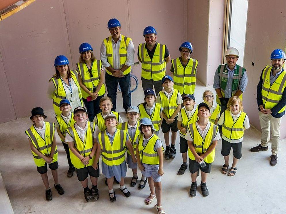 Excitement builds as new Frenchay Primary School nears completion