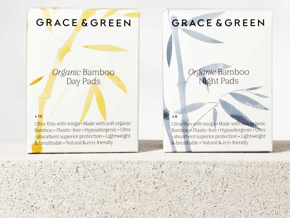 Grace & Green organic bamboo pads