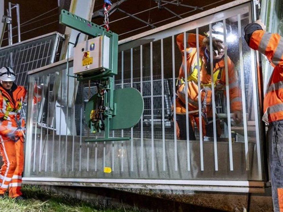 Werk aan de hogesnelheidslijn