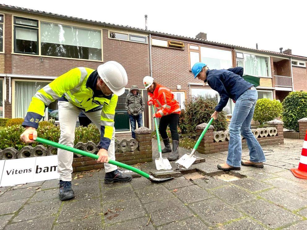 Vitens en Liander saneren leidingnetwerk in Harderwijk