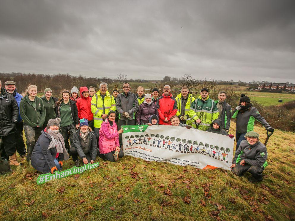 BAM plants last of 150,000 trees to mark end of 150th anniversary