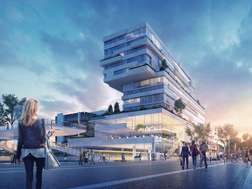 Ontwikkeling ABC Planontwikkeling. Ontwerp: VenhoevenCS architecture+urbanism. Beeld: A2 Studio.