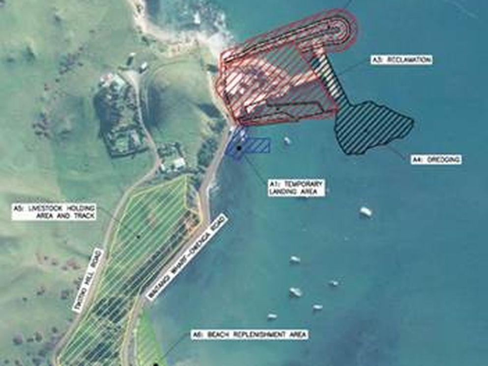 BAM levert Xblocs voor kade Chatham Islands Nieuw-Zeeland
