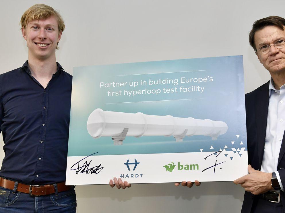 HARDT Global Mobility sluit partnerschap met BAM voor realisatie Europa's eerste hyperloop-testfaciliteit