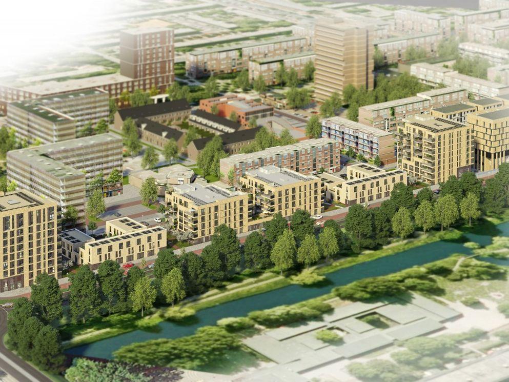 Knallend startsein voor bouw 251 woningen in Amsterdam-Noord