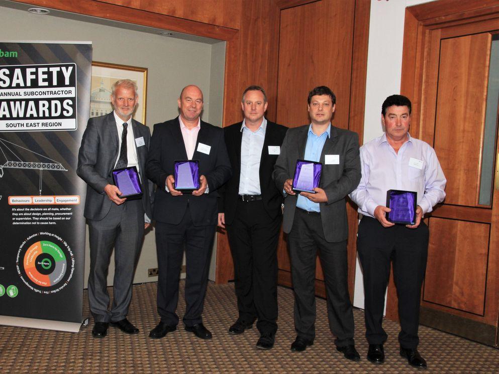 South East firms reap safety awards from major UK contractor