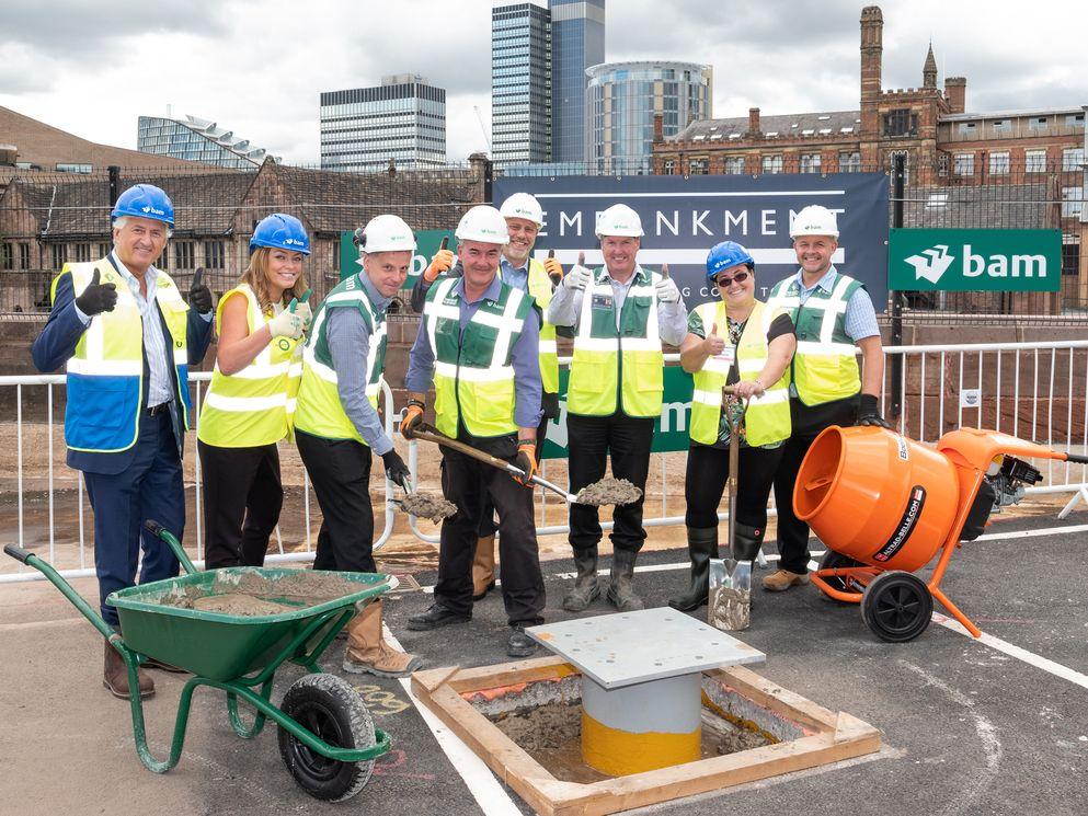 100 reasons to celebrate as work begins at 100 Embankment