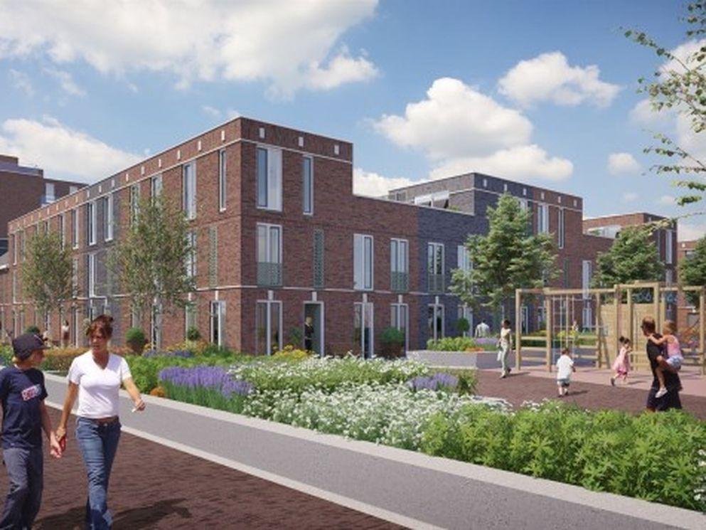 AM en Dura Vermeer geven startsein bouw 22 woningen in Hefkwartier in Rotterdam