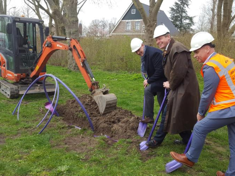 Start aanleg glasvezelnetwerk