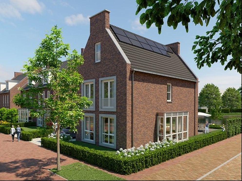 Wethouder Van Doesburg geeft startsein bouw 49 duurzame woningen in De Eilanden in Gorinchem