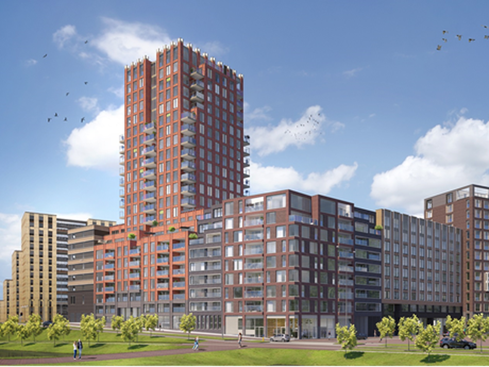 Feestelijke start bouw Gare du Nord, gebiedsontwikkeling  Centrumzone Amsterdam Noord