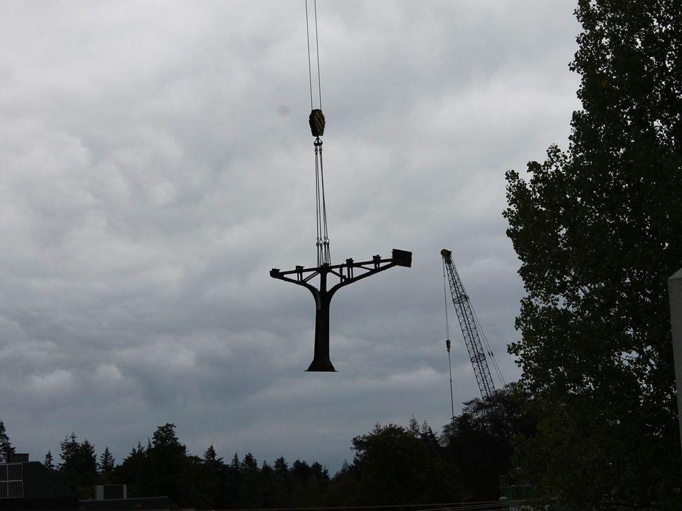 Monumentale perronkap volgende week terug op Driebergen-Zeist