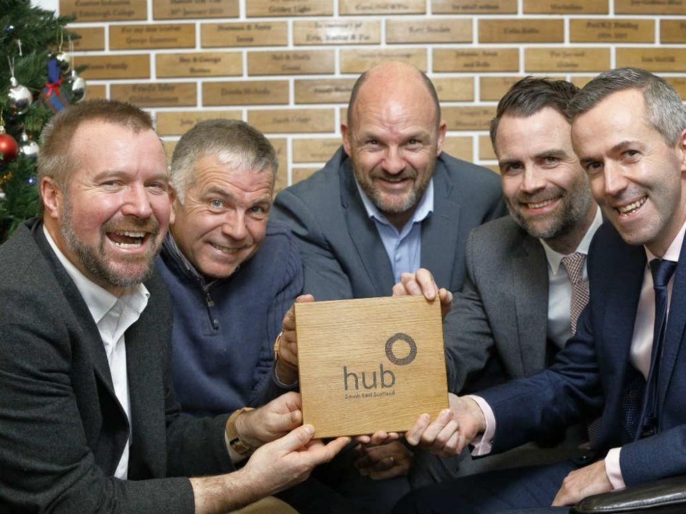 Early festive delivery for Grassmarket Community Project as Hub South East hands over £20,000