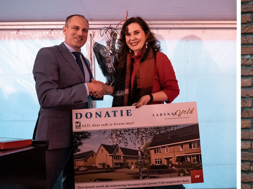 AM plaatst AED’s bij haar nieuwbouwprojecten
