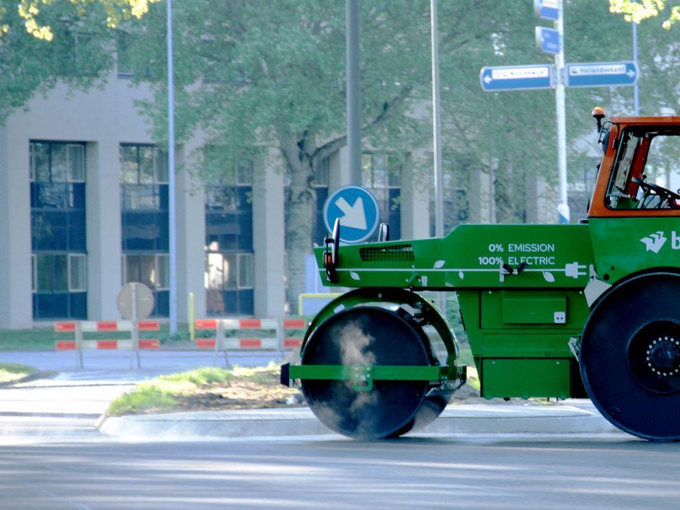 BAM neemt ’s werelds eerste elektrische wals in gebruik