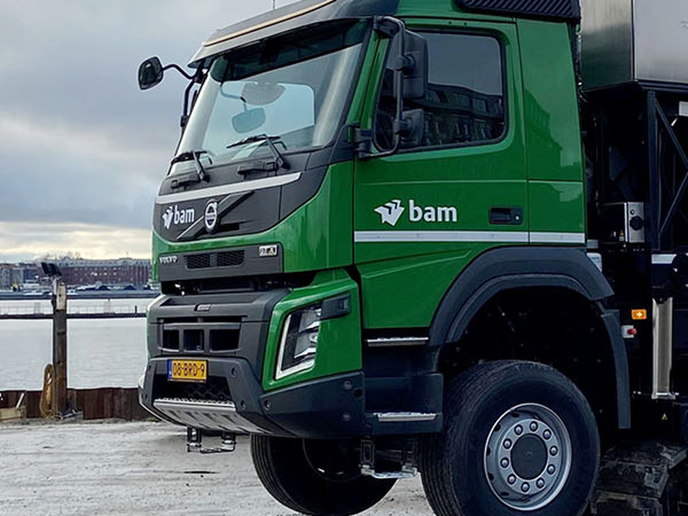 Wereldprimeur: BAM neemt ’s werelds eerste hybride sondeertruck in gebruik