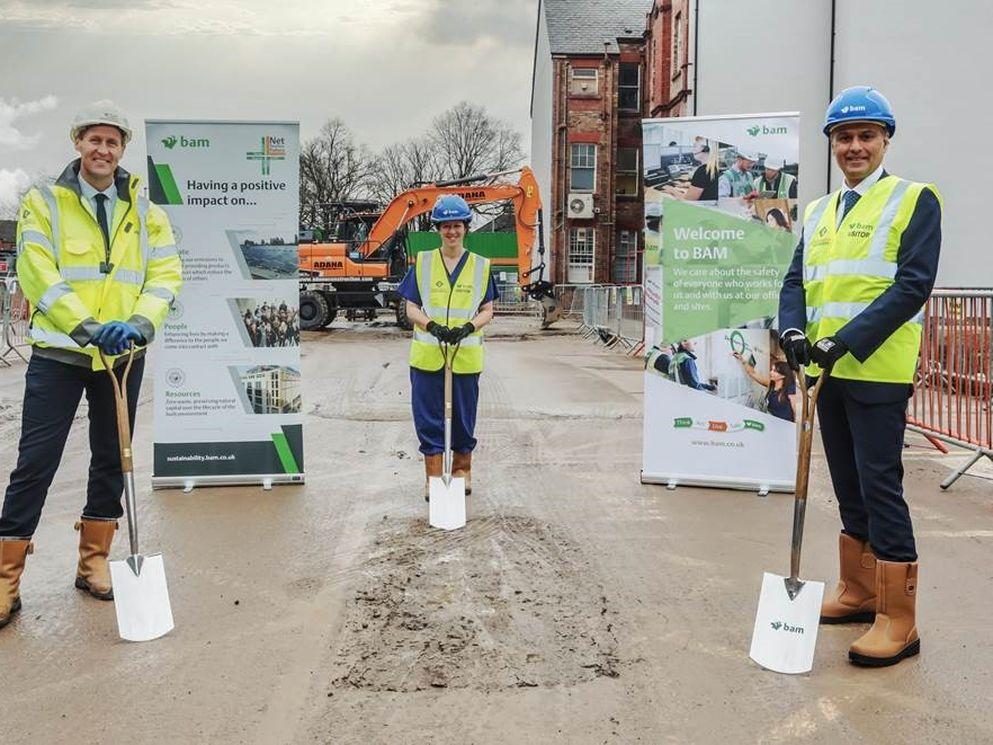 Construction gets underway on Salford Royal’s £68 million development