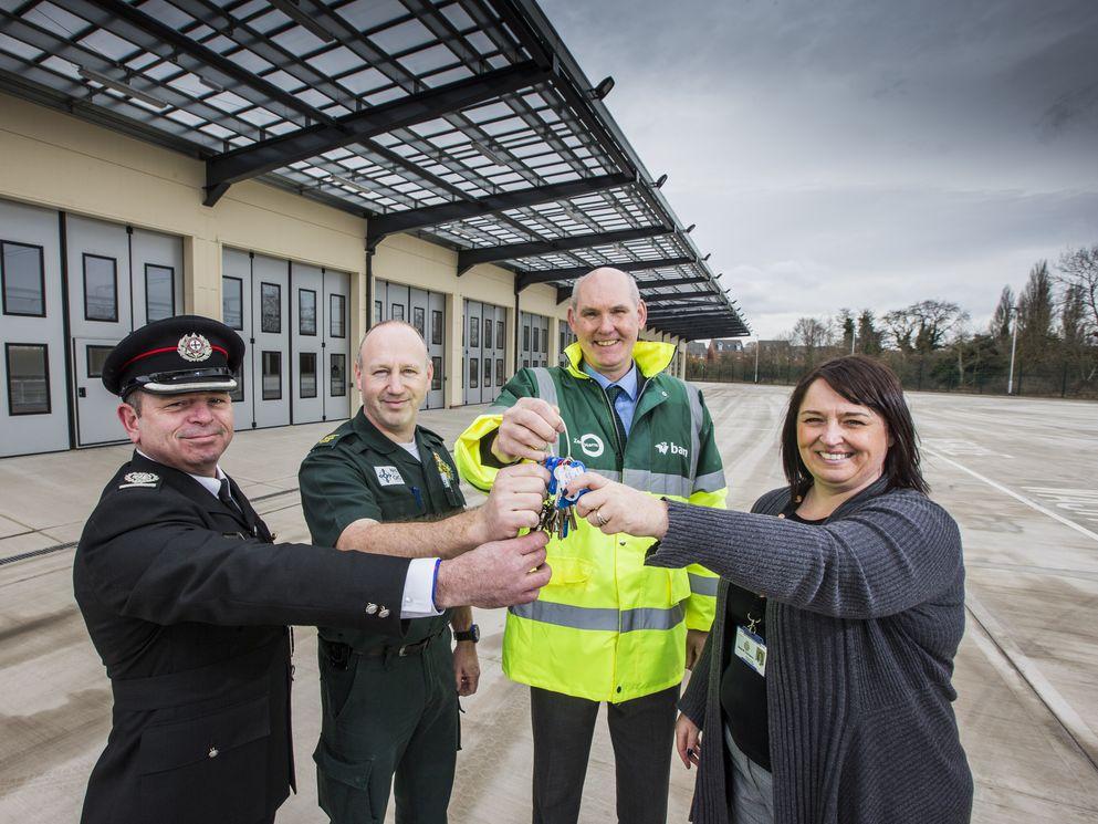 Wrexham’s Ambulance and Fire Services Resource Centre completed