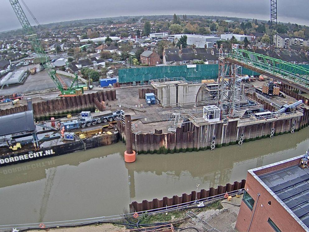 Safe arrival of Boston Barrier for tidal flood alleviation scheme