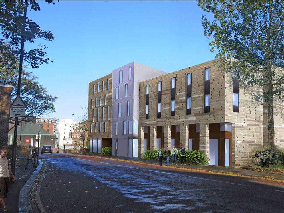 Artists impression student accommodation Clarence Street