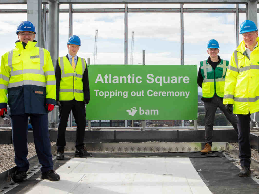Atlantic Square Topping out Ceremony