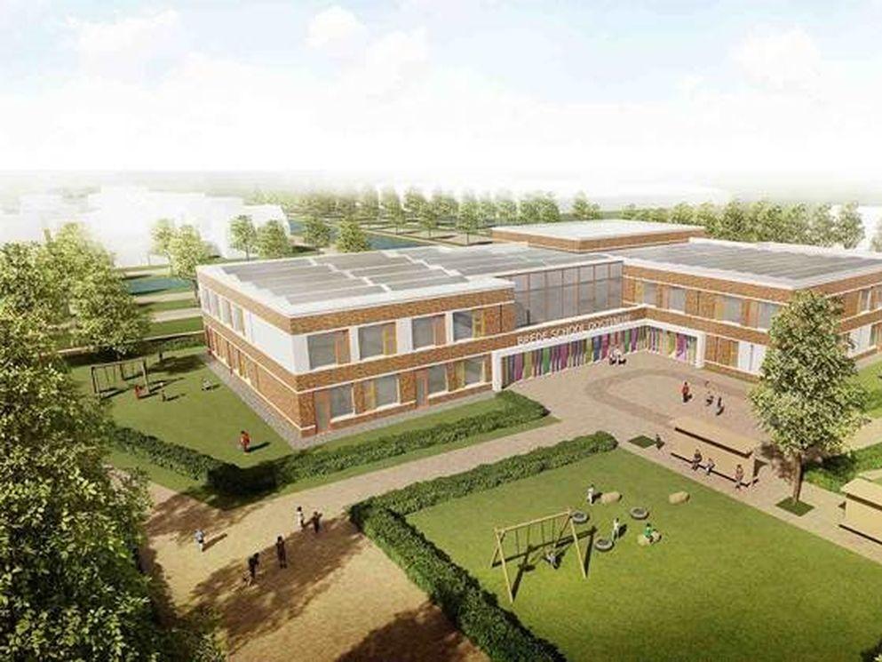 Artist's impression Brede School Oostindie in Leek