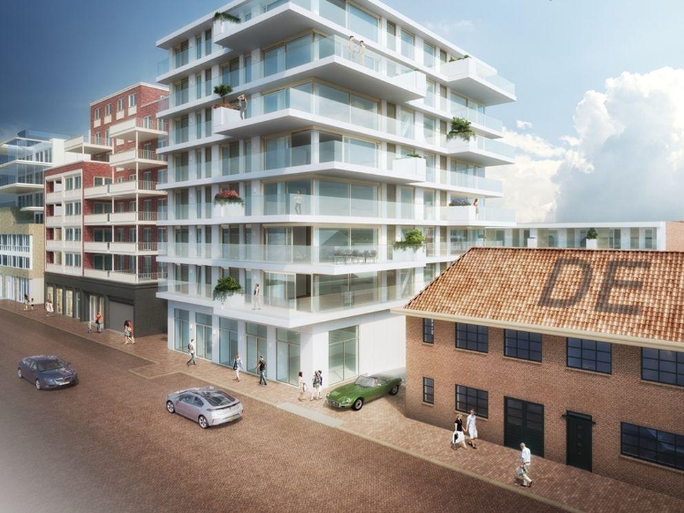 Artists impression Coolhouse toren in Scheveningen