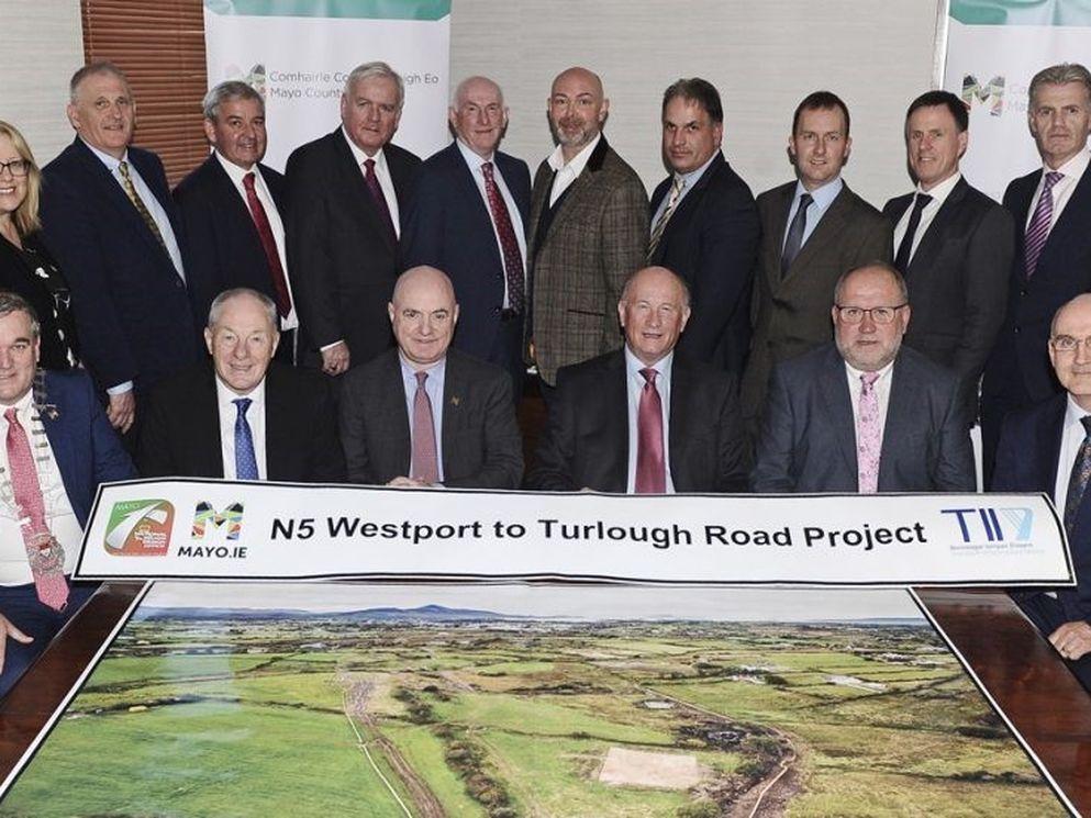 Contracts are signed for the largest infrastructural investment in County Mayo
