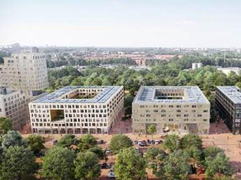 Artist's impression DeBuurt in Utrecht Overvecht