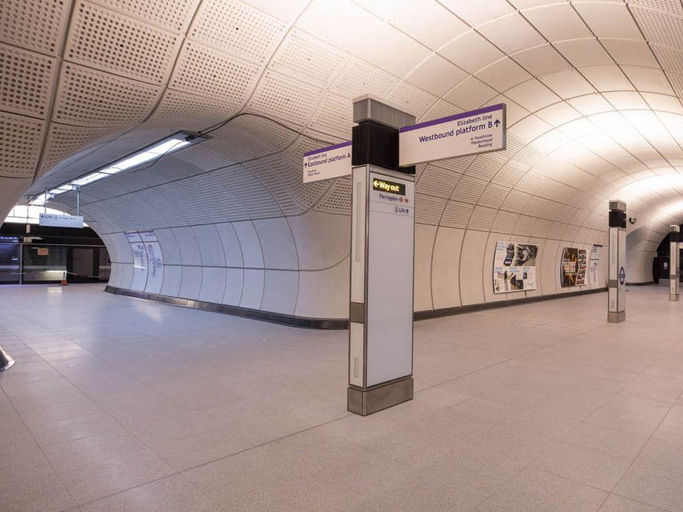 Inside Farrington station
