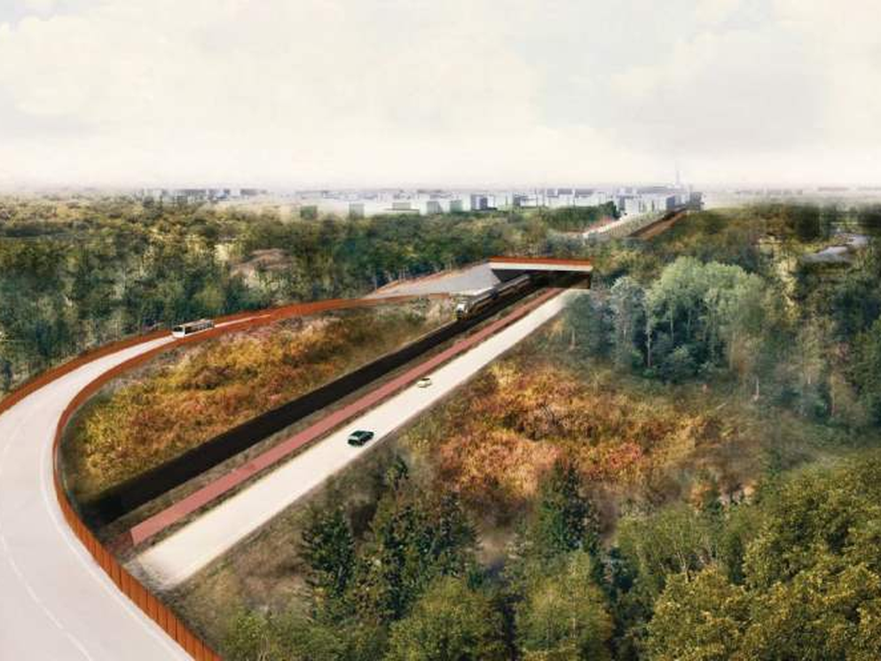 Artist's impression fly-over