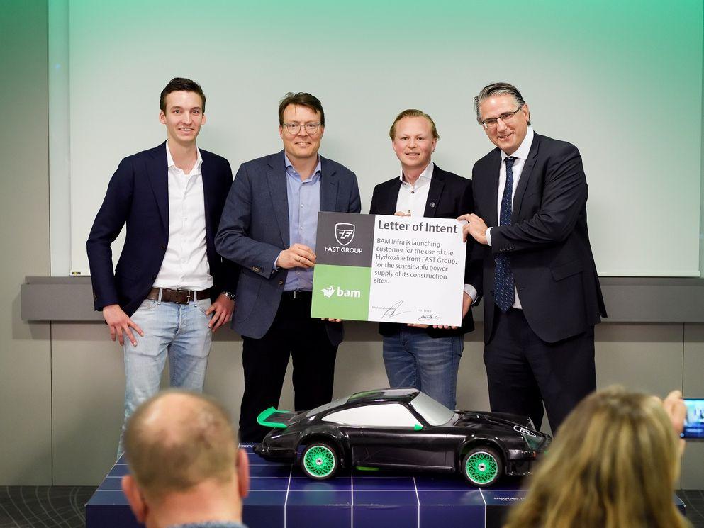 Schonere bouwplaats door Hydrozine generatoren van FAST