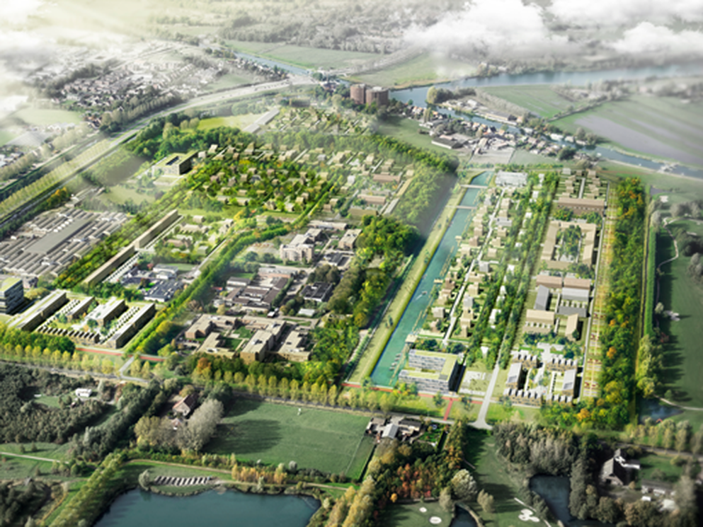 Artists impression landgoed Wickevoort