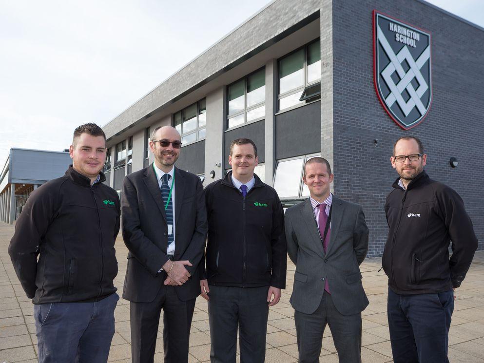 25,550 man hours and zero accidents as contractors BAM hand over Harington School in Rutland