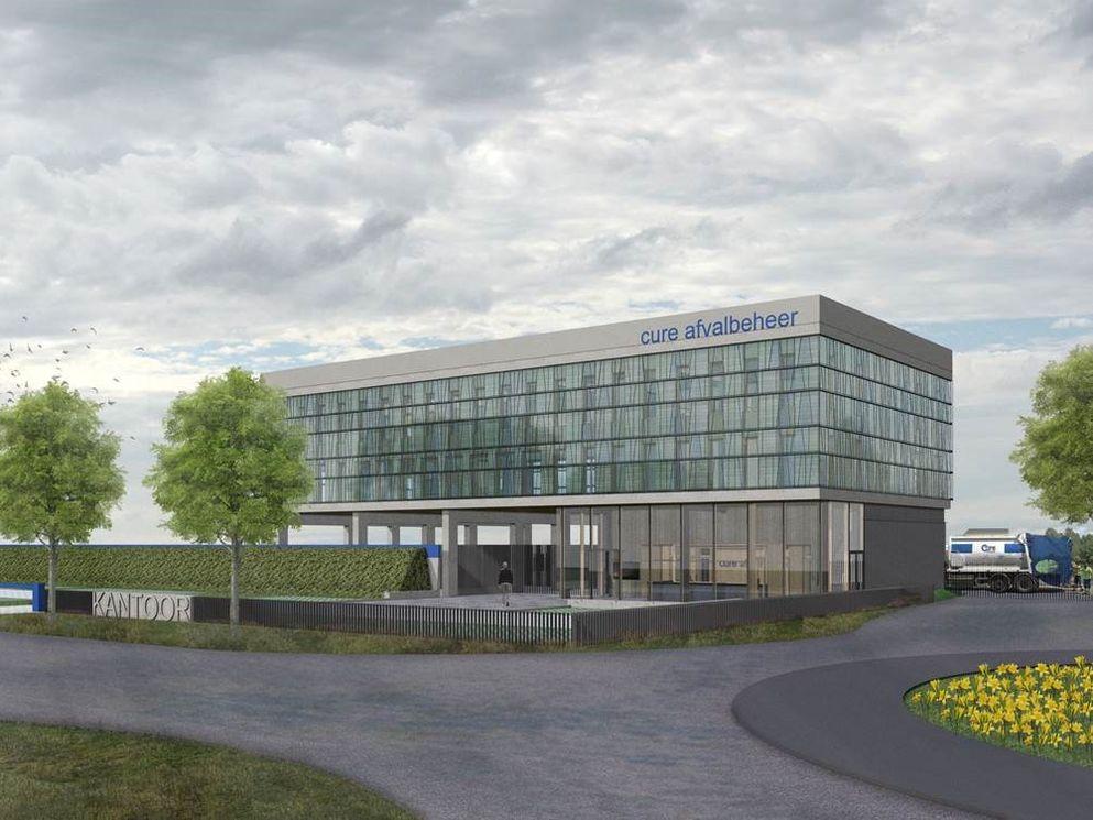 Impressie kantoorgebouw Cure Afvalbeheer