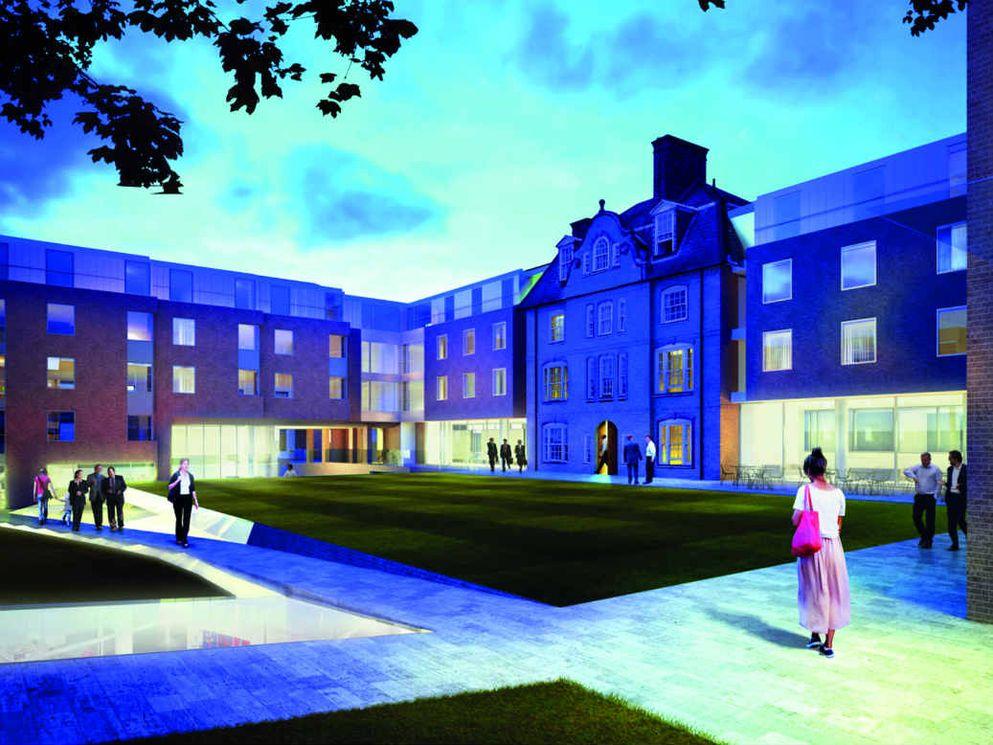 Artists impression Keble College