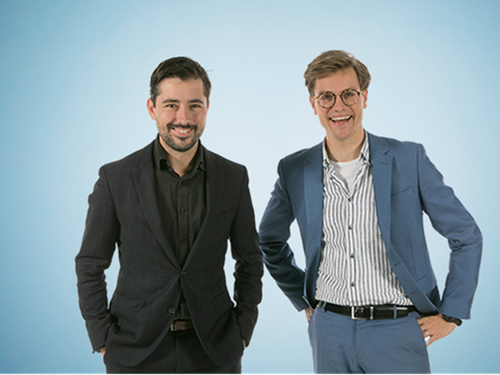 Maarten Markus en Tom Blankendaal